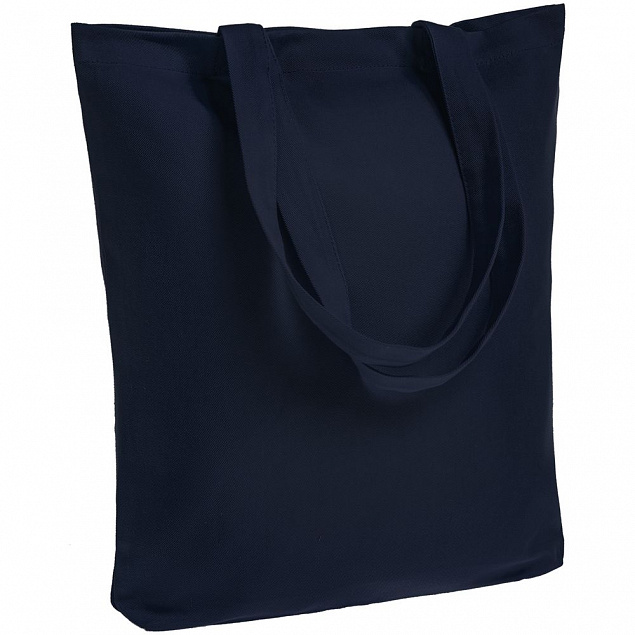 Холщовая сумка Avoska, темно-синяя с логотипом в Белгороде заказать по выгодной цене в кибермаркете AvroraStore