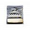 Ёлочная игрушка Шапочка (белый с золотым ) с логотипом в Белгороде заказать по выгодной цене в кибермаркете AvroraStore