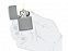 Зажигалка ZIPPO Classic с покрытием Flat Grey с логотипом в Белгороде заказать по выгодной цене в кибермаркете AvroraStore