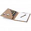 Папка BLOGUER A4 с бумажным блоком и ручкой, рециклированый картон с логотипом в Белгороде заказать по выгодной цене в кибермаркете AvroraStore