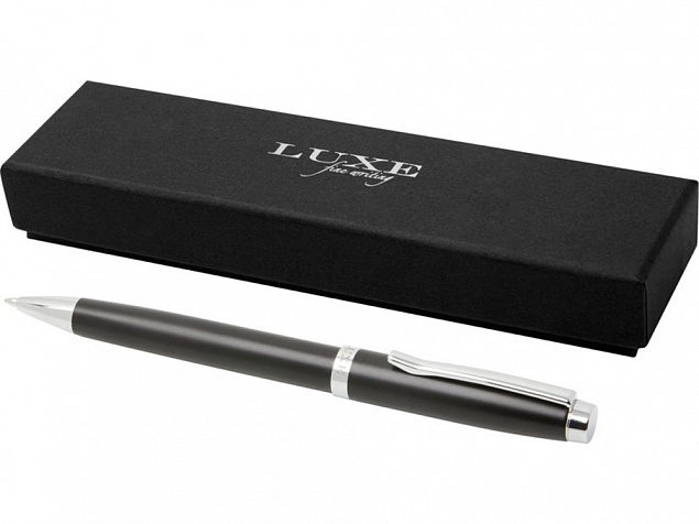 Шариковая ручка металлическая Vivace, черный матовый с логотипом в Белгороде заказать по выгодной цене в кибермаркете AvroraStore