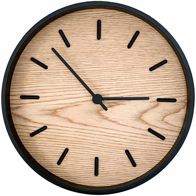 Часы настенные Kiko, дуб с логотипом в Белгороде заказать по выгодной цене в кибермаркете AvroraStore