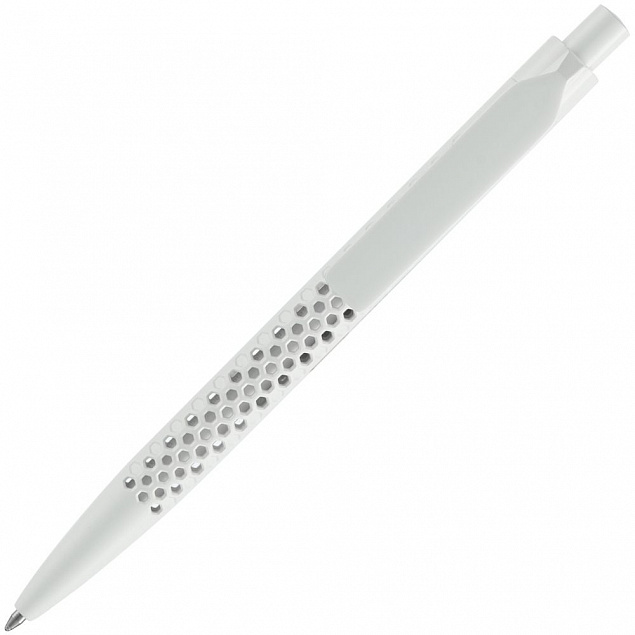 Ручка шариковая Prodir QS40 PMP-P Air, белая с логотипом в Белгороде заказать по выгодной цене в кибермаркете AvroraStore