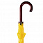 Зонт-трость Standard, желтый с логотипом в Белгороде заказать по выгодной цене в кибермаркете AvroraStore