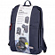 Рюкзак для ноутбука Go Urban, синий с логотипом в Белгороде заказать по выгодной цене в кибермаркете AvroraStore