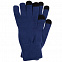 Перчатки сенсорные Urban Flow, темно-синий меланж с логотипом в Белгороде заказать по выгодной цене в кибермаркете AvroraStore