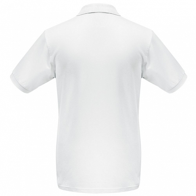 Рубашка поло Heavymill белая с логотипом в Белгороде заказать по выгодной цене в кибермаркете AvroraStore