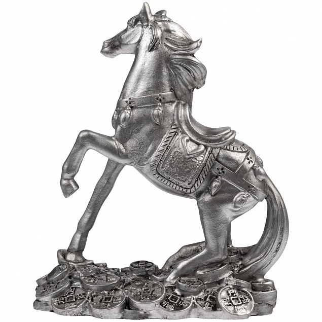 Статуэтка «Лошадь на монетах» с логотипом в Белгороде заказать по выгодной цене в кибермаркете AvroraStore