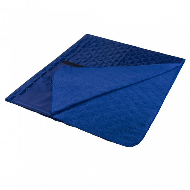 Плед для пикника Comfy, ярко-синий с логотипом в Белгороде заказать по выгодной цене в кибермаркете AvroraStore