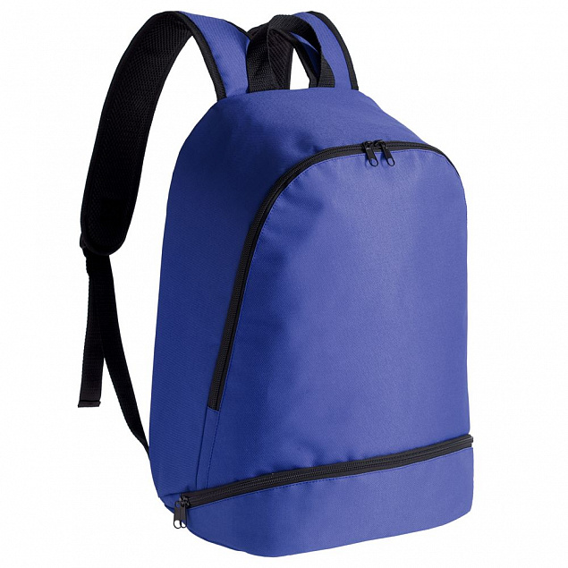 Рюкзак спортивный Unit Athletic, синий с логотипом в Белгороде заказать по выгодной цене в кибермаркете AvroraStore