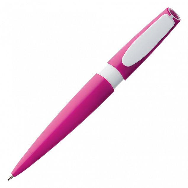 Ручка шариковая Calypso, розовая с логотипом в Белгороде заказать по выгодной цене в кибермаркете AvroraStore